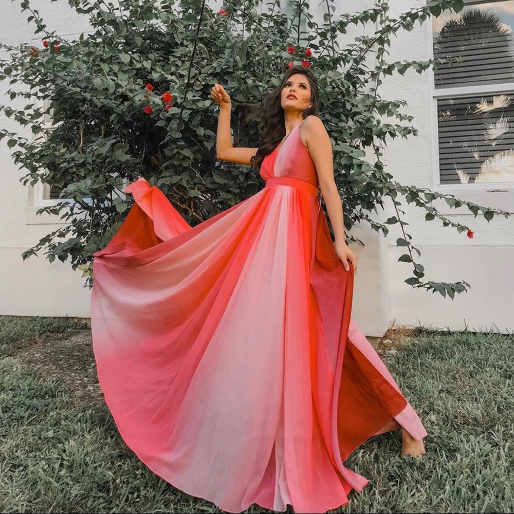 Ombré Maxi Gown - Picture 1 of 8